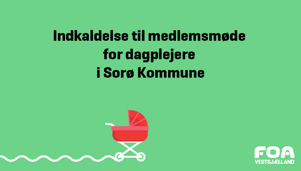 Medlemsmøde for dagplejere i Sorø Kommune